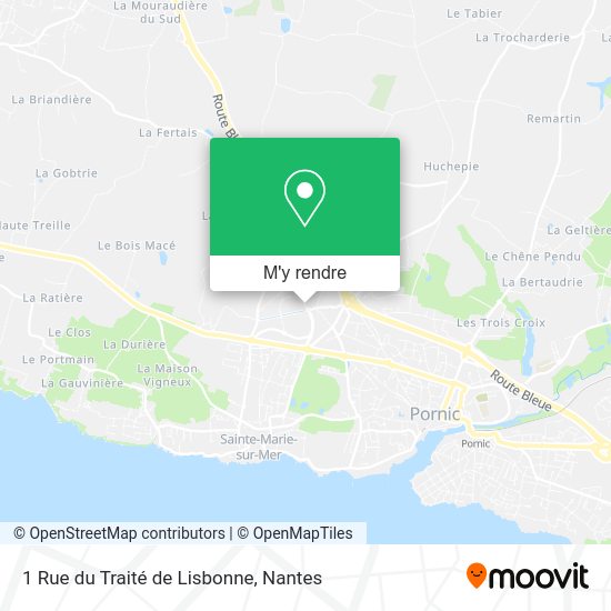 1 Rue du Traité de Lisbonne plan