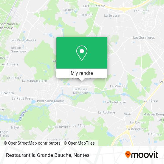 Restaurant la Grande Bauche plan