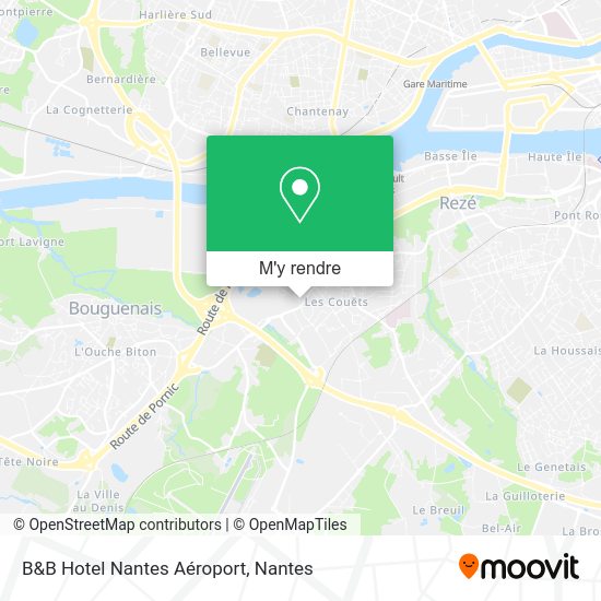 B&B Hotel Nantes Aéroport plan