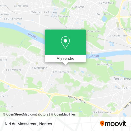 Nid du Massereau plan