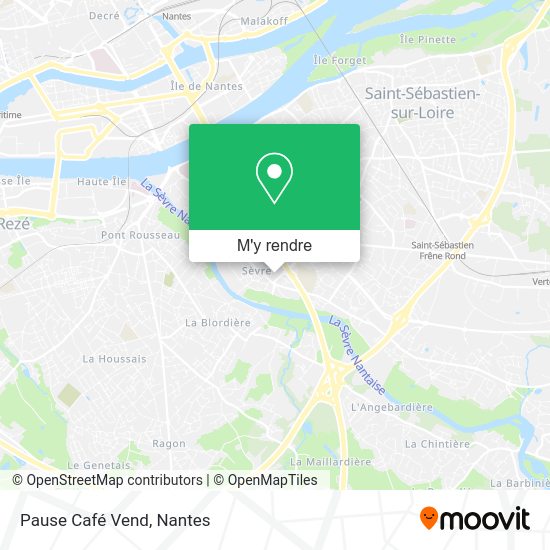 Pause Café Vend plan