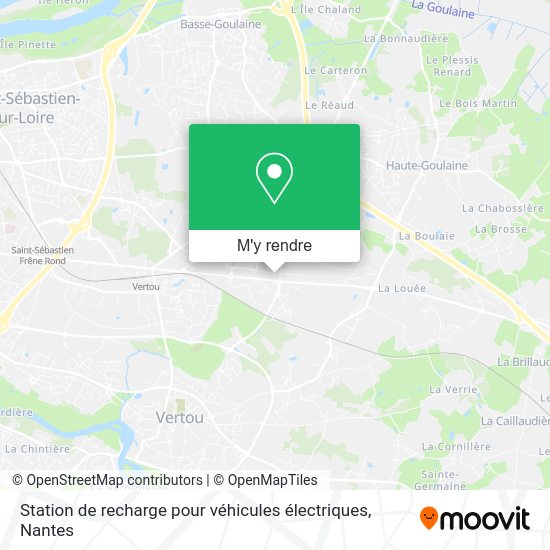 Station de recharge pour véhicules électriques plan