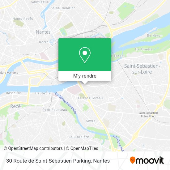 30 Route de Saint-Sébastien Parking plan