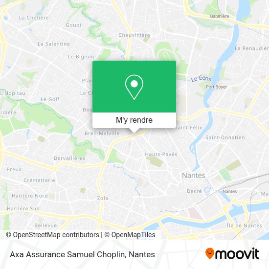 Axa Assurance Samuel Choplin plan