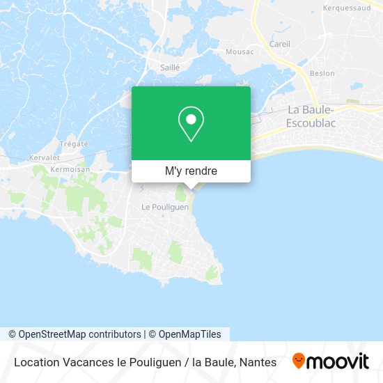 Location Vacances le Pouliguen / la Baule plan