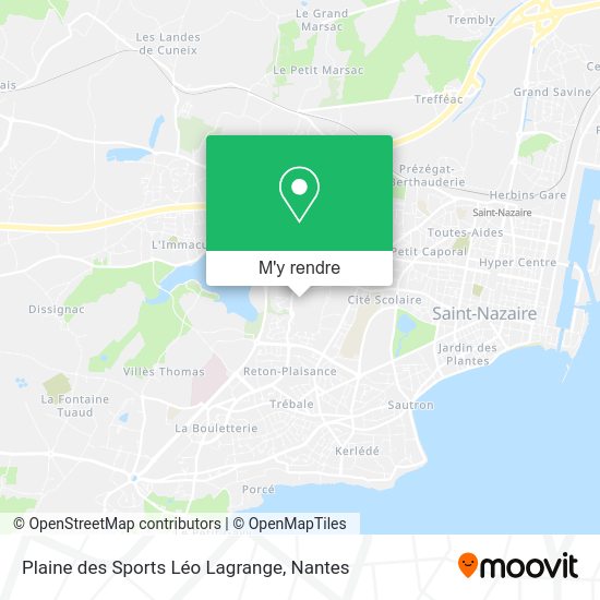 Plaine des Sports Léo Lagrange plan