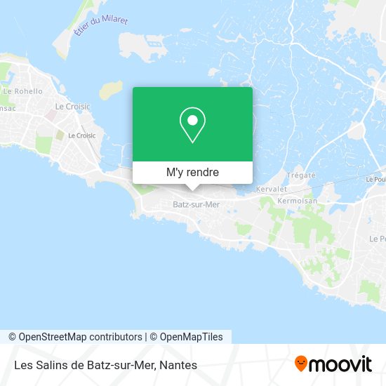 Les Salins de Batz-sur-Mer plan
