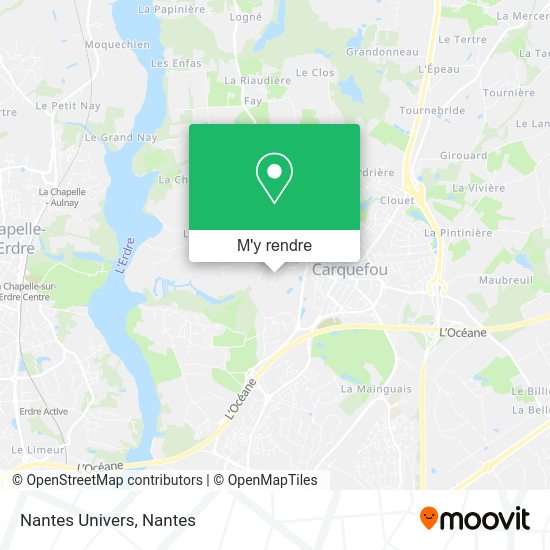 Nantes Univers plan
