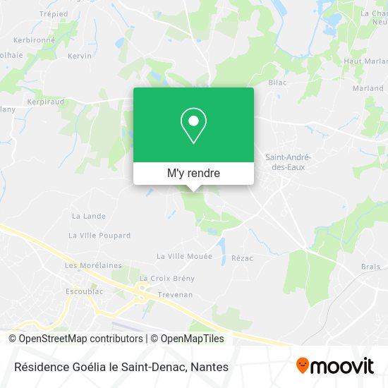 Résidence Goélia le Saint-Denac plan