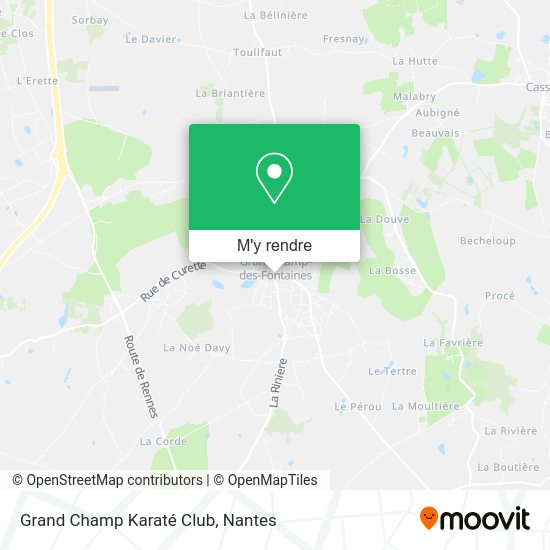 Grand Champ Karaté Club plan