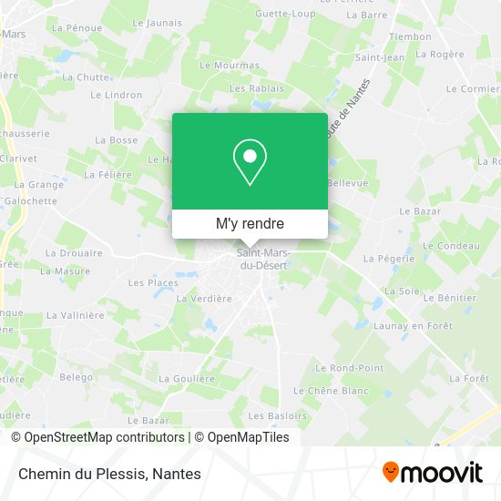 Chemin du Plessis plan