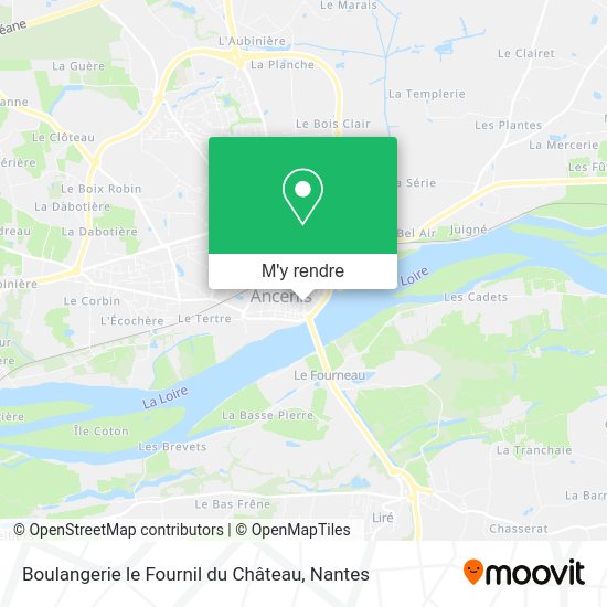 Boulangerie le Fournil du Château plan