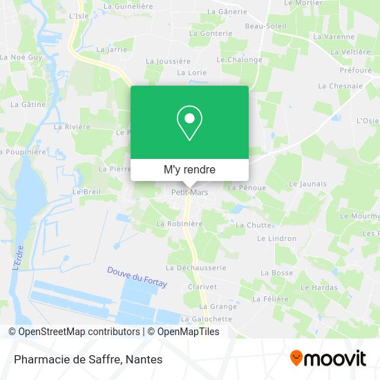 Pharmacie de Saffre plan