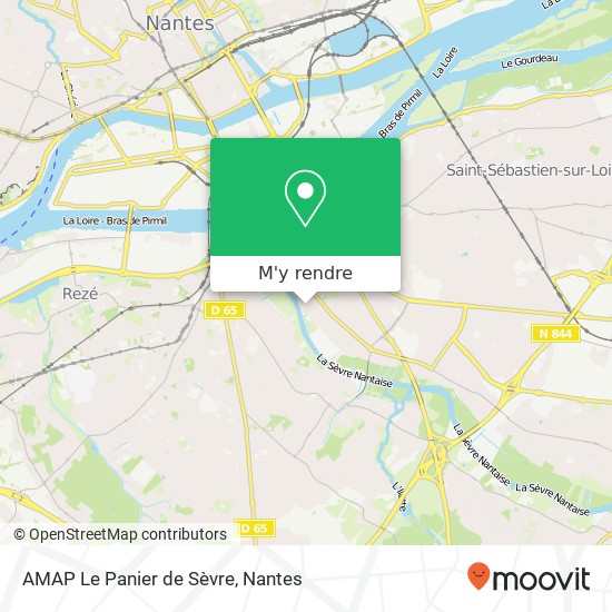 AMAP Le Panier de Sèvre plan