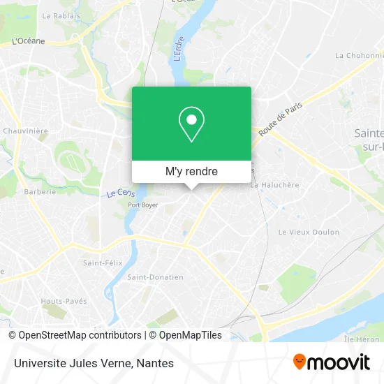 Universite Jules Verne plan
