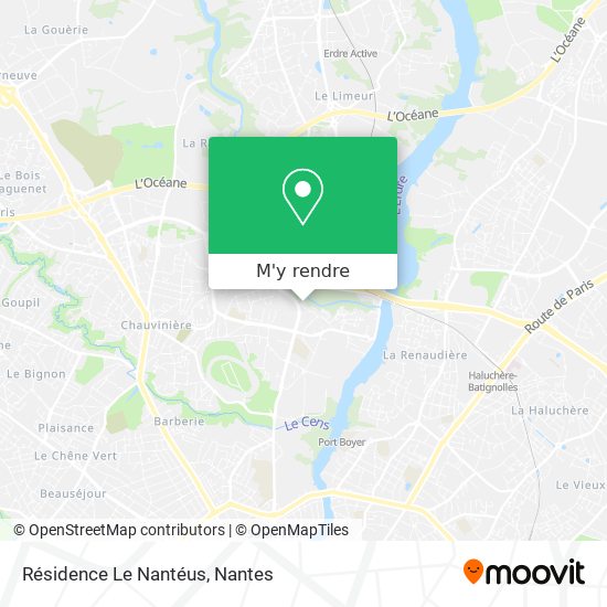 Résidence Le Nantéus plan