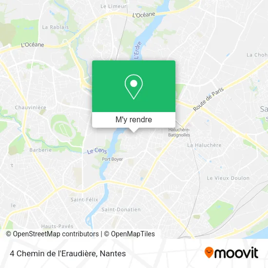 4 Chemin de l'Eraudière plan