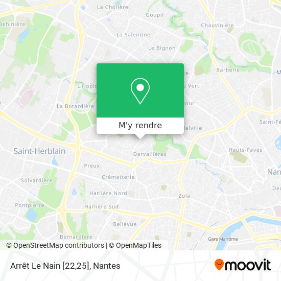 Arrêt Le Nain [22,25] plan