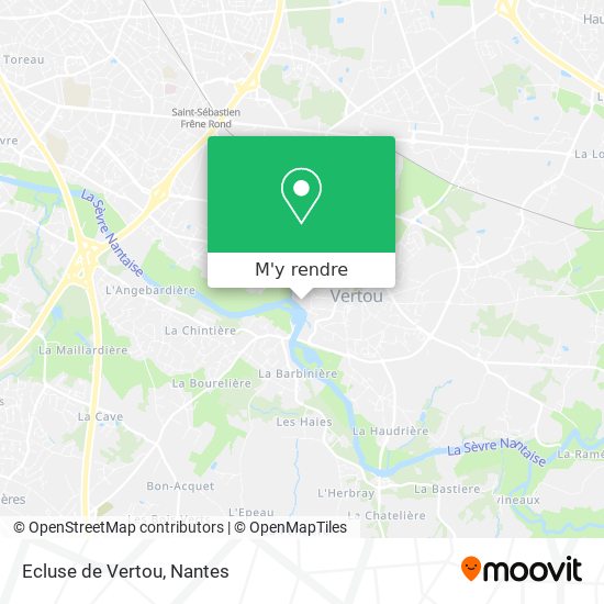 Ecluse de Vertou plan