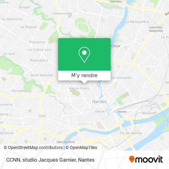 CCNN, studio Jacques Garnier plan