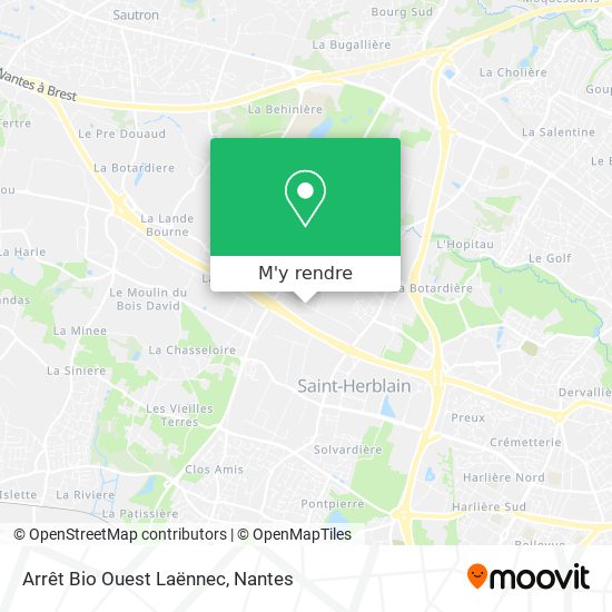 Arrêt Bio Ouest Laënnec plan