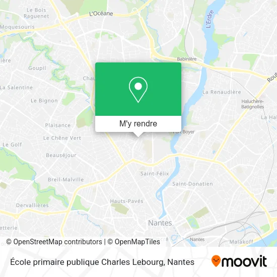 École primaire publique Charles Lebourg plan