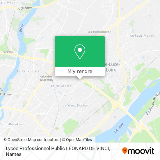 Lycée Professionnel Public LEONARD DE VINCI plan