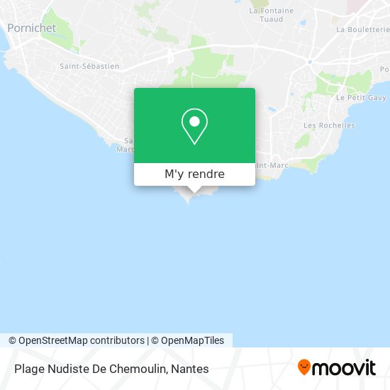 Plage Nudiste De Chemoulin plan