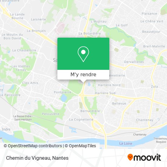 Chemin du Vigneau plan