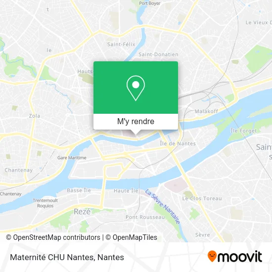 Maternité CHU Nantes plan