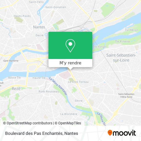 Boulevard des Pas Enchantés plan