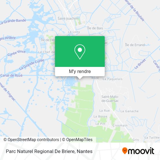 Parc Naturel Regional De Briere plan