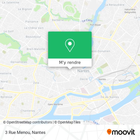 3 Rue Menou plan