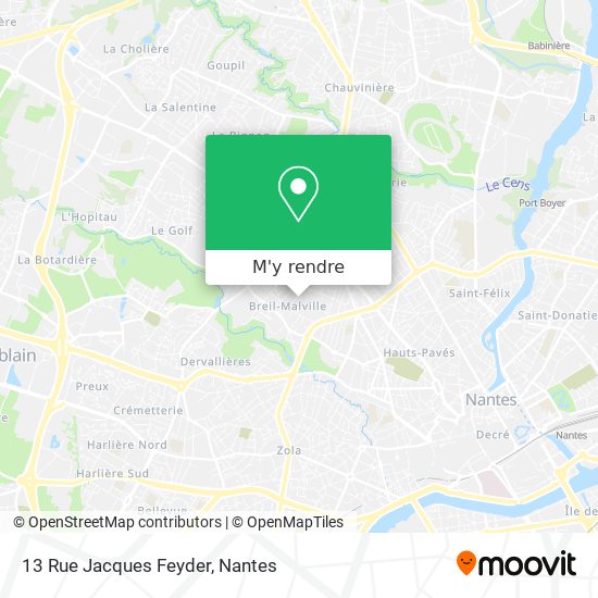 13 Rue Jacques Feyder plan