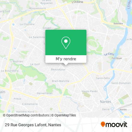 29 Rue Georges Lafont plan