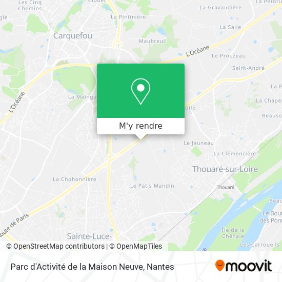 Parc d'Activité de la Maison Neuve plan