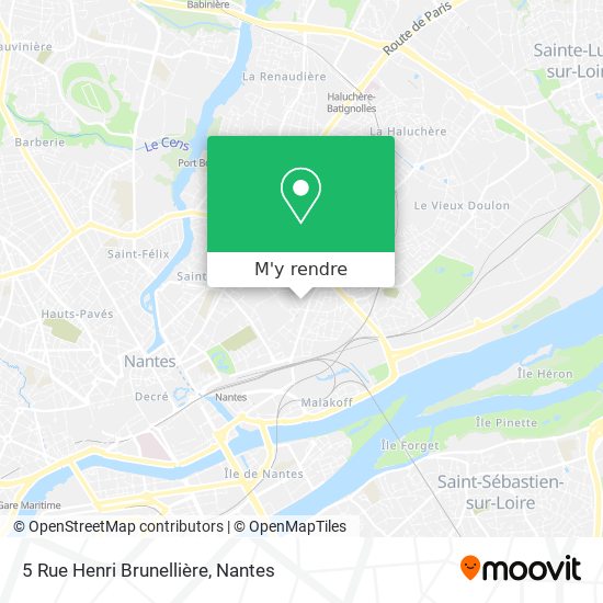 5 Rue Henri Brunellière plan