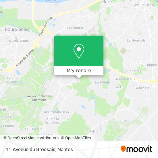 11 Avenue du Brossais plan