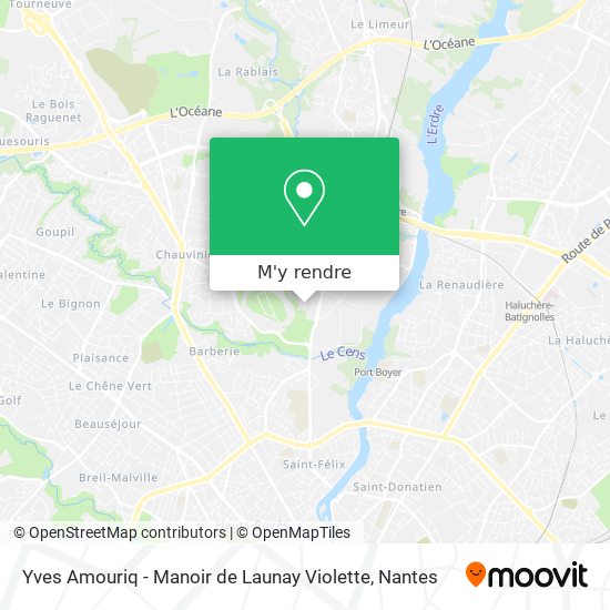 Yves Amouriq - Manoir de Launay Violette plan