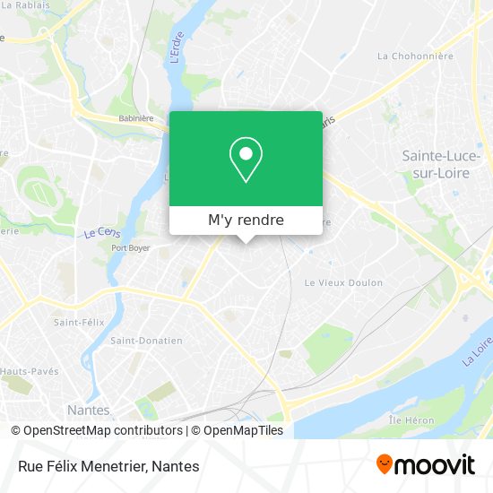 Rue Félix Menetrier plan
