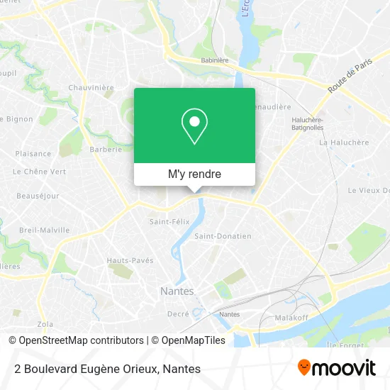 2 Boulevard Eugène Orieux plan
