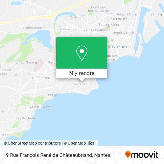 9 Rue François René de Châteaubriand plan