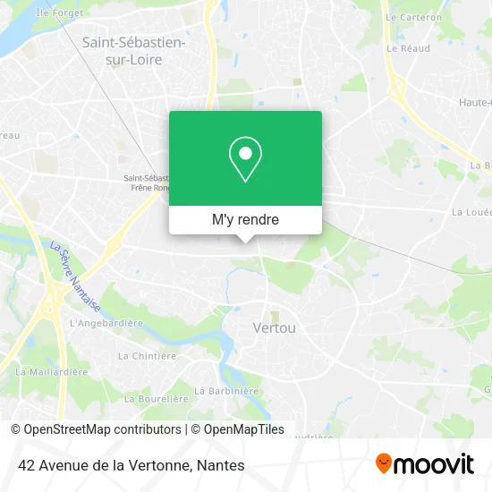 42 Avenue de la Vertonne plan