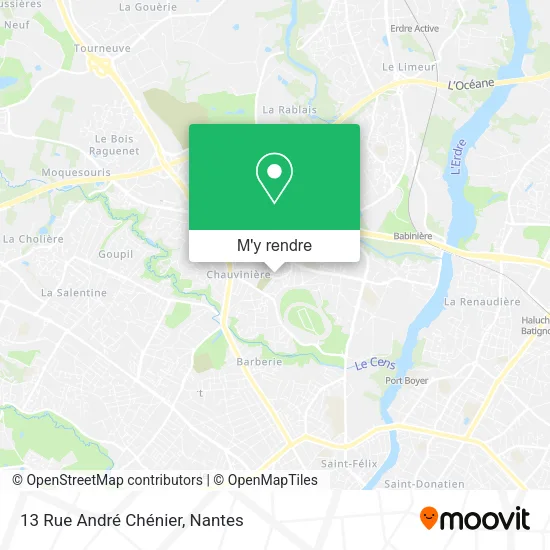 13 Rue André Chénier plan