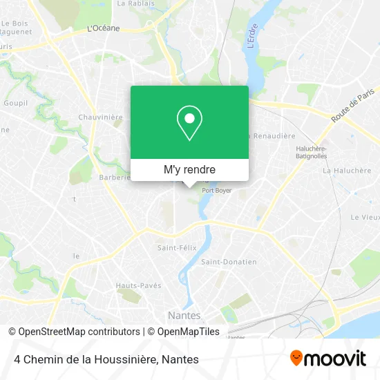 4 Chemin de la Houssinière plan