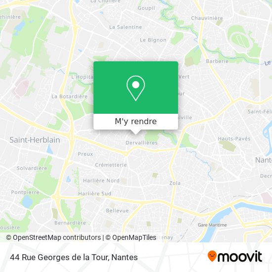 44 Rue Georges de la Tour plan