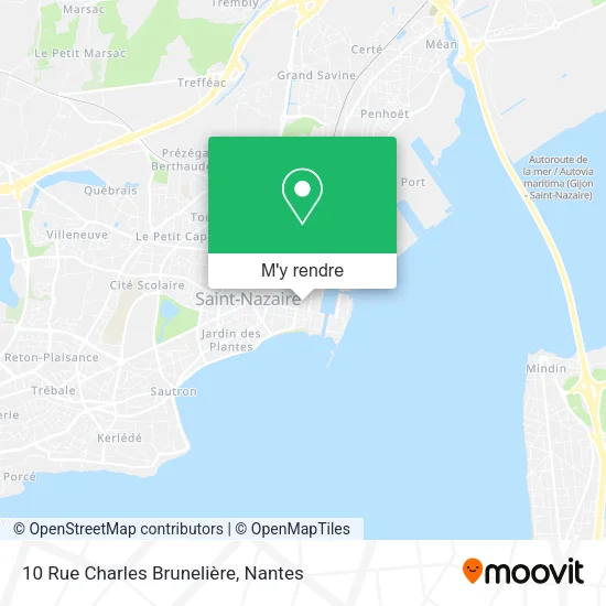 10 Rue Charles Brunelière plan
