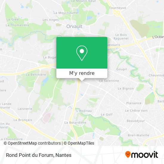 Rond Point du Forum plan