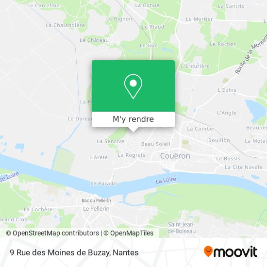 9 Rue des Moines de Buzay plan