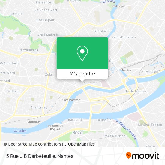 5 Rue J B Darbefeuille plan